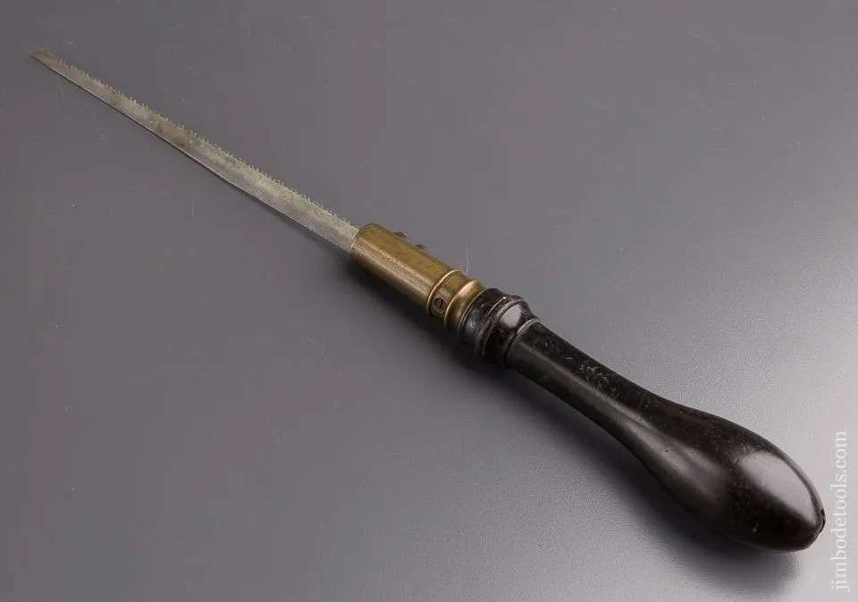 8 3/4 inch Ebony and Brass Pad Saw - 84843