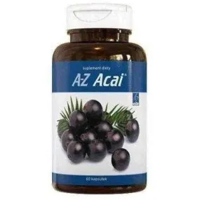 ACAI x 60 capsules, unsaturated fatty acids, fiber, vitamin A, potassium and antioxidants
