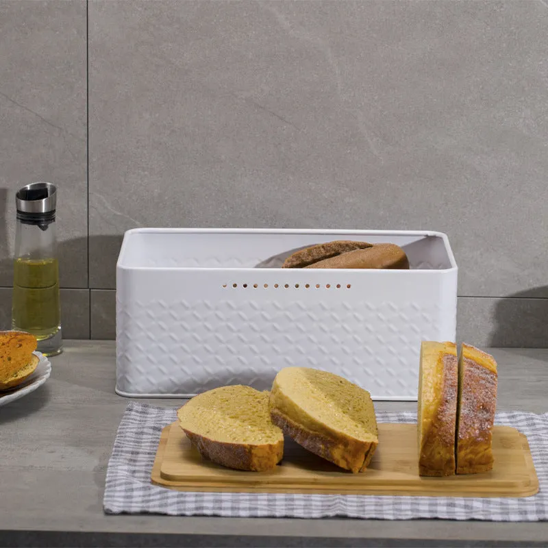 Bamboo And Wood Bread Box