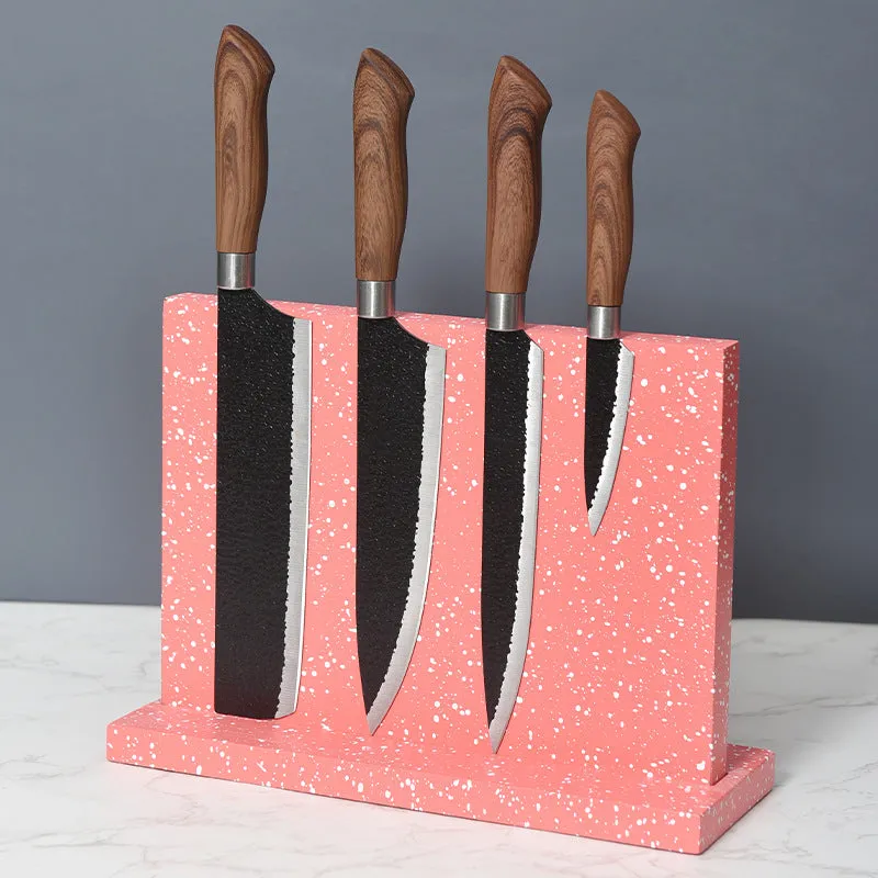 Bamboo Double-Sided Magnetic Knife Rack