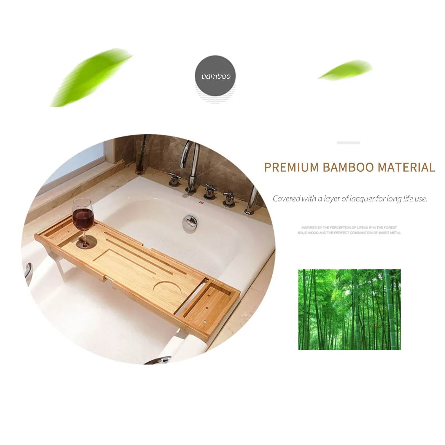 Bathtub Caddy Tray Tablet Holder