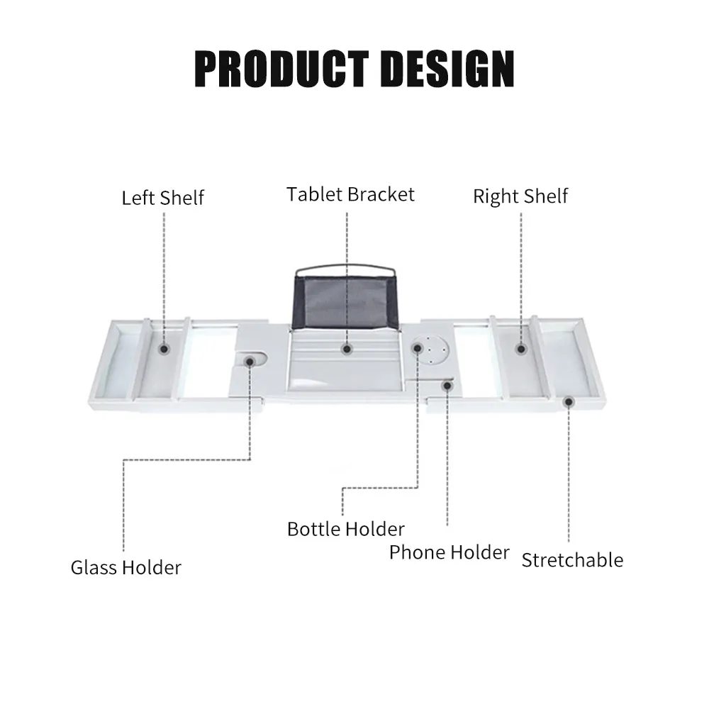 Bathtub Caddy Tray