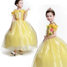 Children's Clothing Christmas Performance Dress Girl's Dress Beauty and Beast Princess Dress