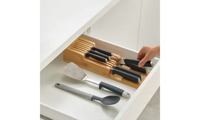 Fine Living - Bamboo Knife Organizer