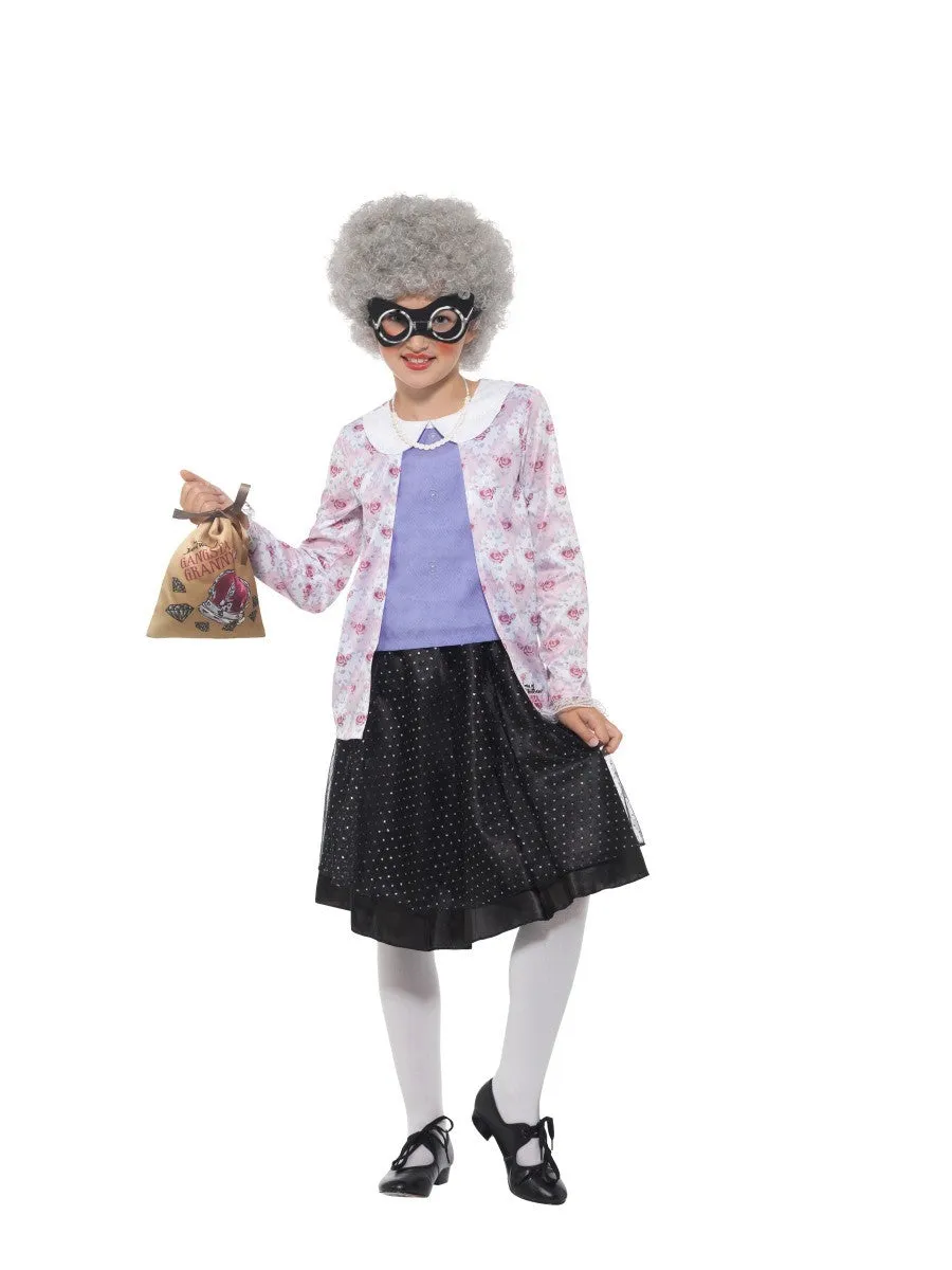 Gangster Granny Child's Deluxe Costume
