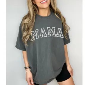 Mama Unisex Garment-Dyed T-shirt Comfort Colors®, Vintage-Inspired Distressed Design, Mother's Day Gift, Gift for Mom, Spring Tee