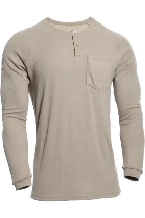 National Safety Apparel Drifire Helix FR Long Sleeve Henley, 12 cal/cm²