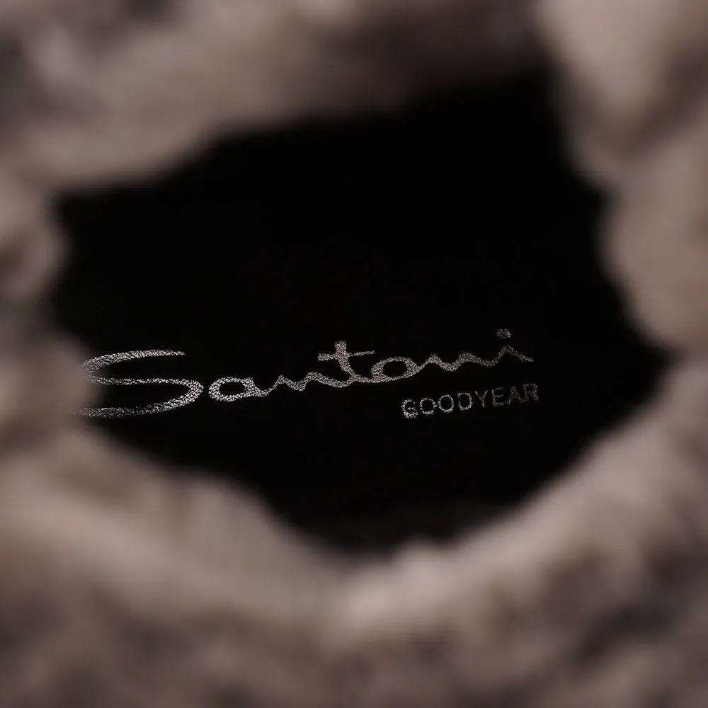 Santoni Ankle Boots with Shearling Lining
