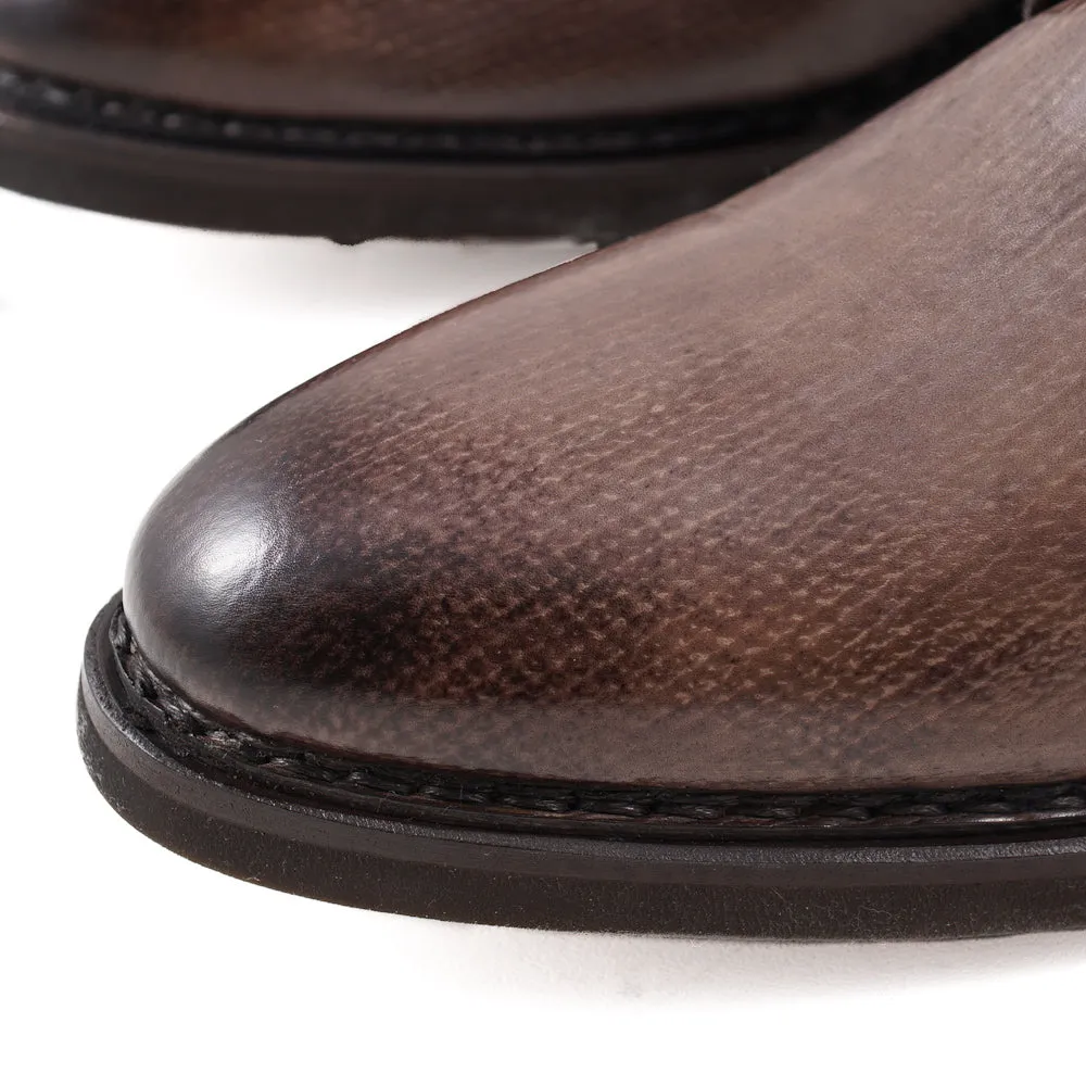 Santoni Ankle Boots with Shearling Lining