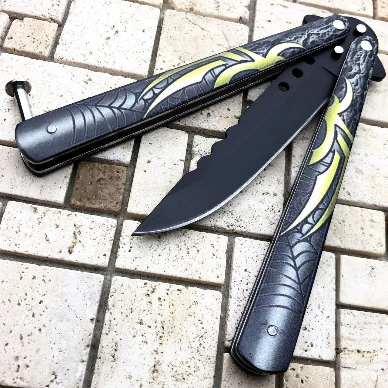 Spider Balisong Butterfly Knife