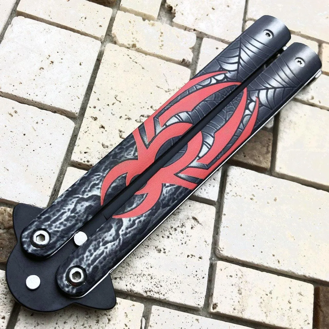 Spider Balisong Butterfly Knife