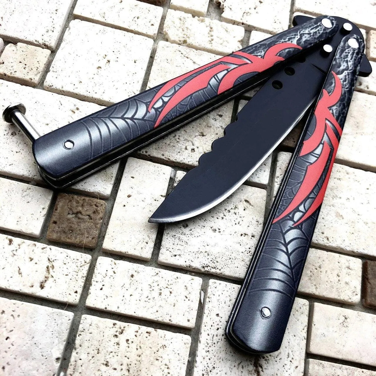 Spider Balisong Butterfly Knife