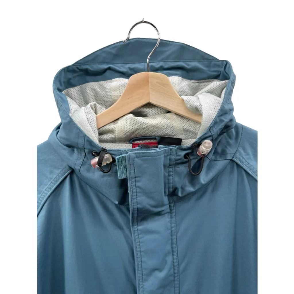 Vintage 2000's Oakley Men's Teal Nylon Ski Jacket