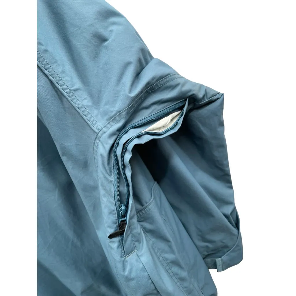 Vintage 2000's Oakley Men's Teal Nylon Ski Jacket