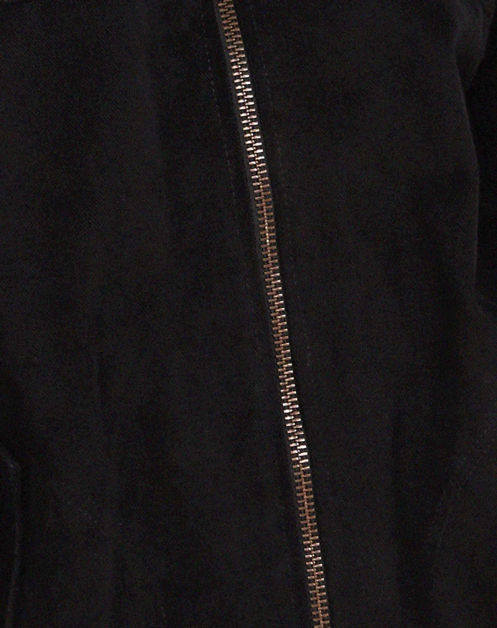 Yun Hooded Utility Bomber Jacket in Black